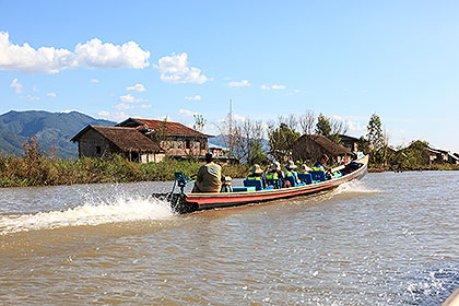 longboat on canal
