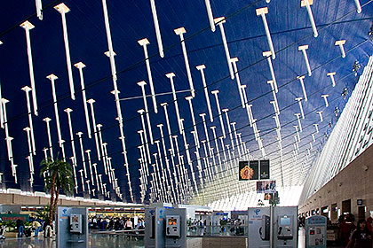 Airport ceiling