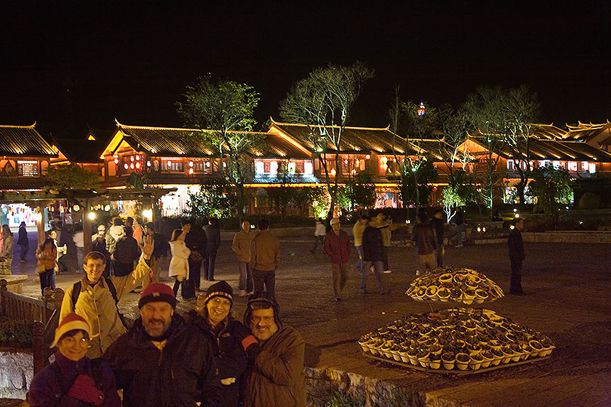 Lijiang Old Town at night