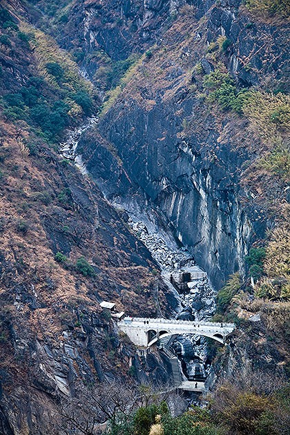 Bridge over gorge