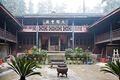 Temple courtyard
