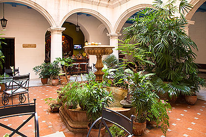hotel lobby