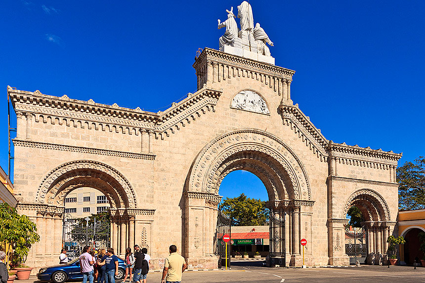 entrance arch