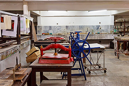printmaking press