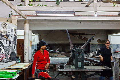 printmaking press