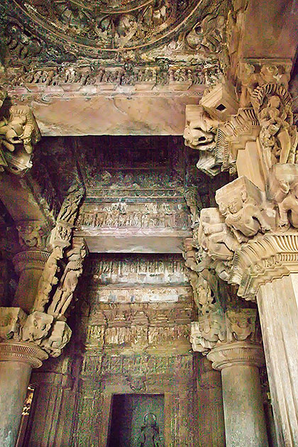 Interior of temple