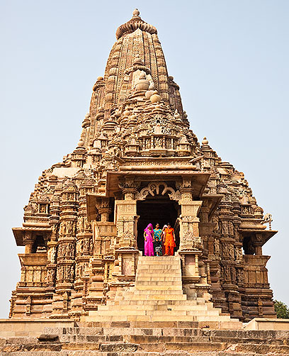 Front of temple