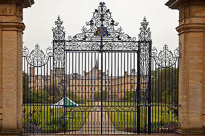 Trinity College closed gate